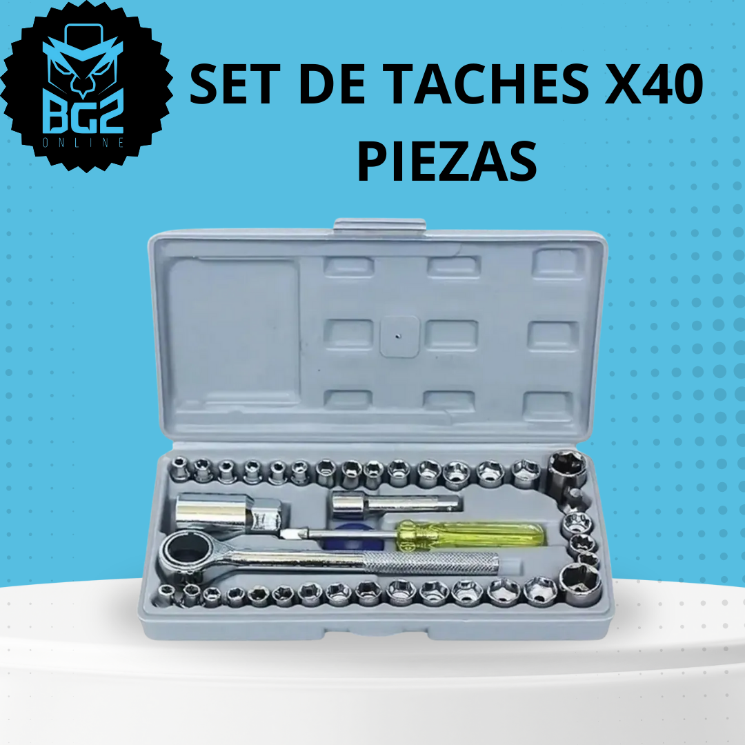 SET DE TACHES X 40 PIEZAS